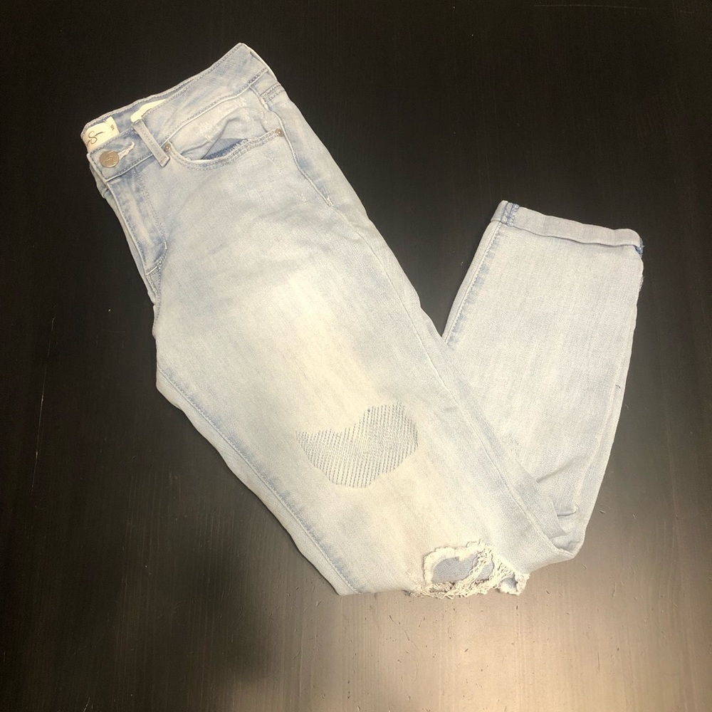 Jessica Simpson size 28, Forever Skinny Crop jeans